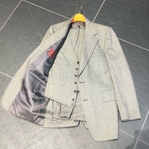 Vintage Tweed 3 Piece Suit 40R